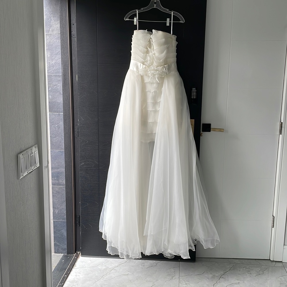 Jasmine Ivory Layered Bodice Wedding Gown